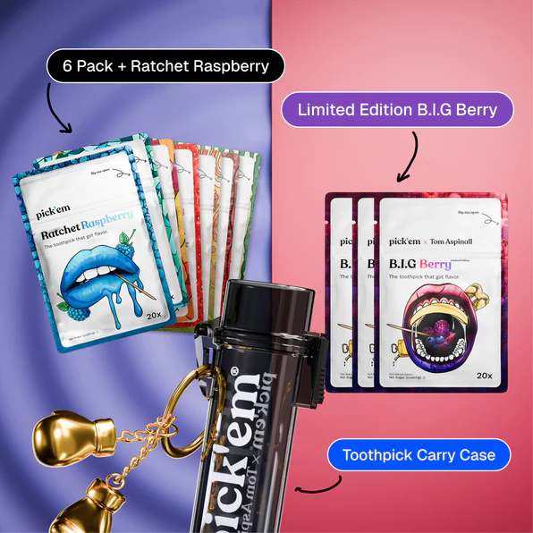 Flavor-Infused Toothpicks for Bold Tastes
